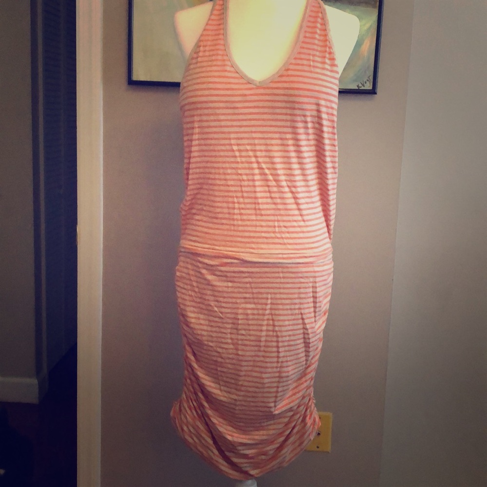 Athleta Striped Tee Racerback Dress